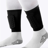 Kısa Mini boy çocuklar yetişkin Eva köpük futbol nefes bacaklar petek pedleri ile tekmelikler futbol Shin Pad kollu