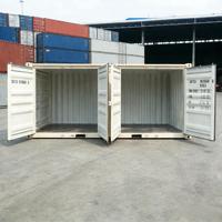 Conteneur maritime 20 pieds 20GP à double porte latérale, certifié ISO, personnalisable pour le chargement logistique de marchandises