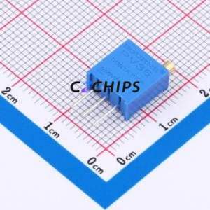 ตัวต้านทานปรับ PV36W103C01B00ได้/ตัวต้านทานโพเทนชิโอมิเตอร์ SIP-3P ตัวต้านทาน9.6x5มม. 10kOhm 10% 500mW 100ppm/℃ - Product Image 1