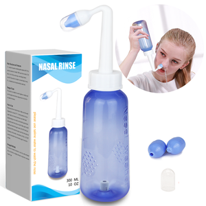 เครื่องฉีด<span class=keywords><strong>ล้าง</strong></span><span class=keywords><strong>จมูก</strong></span>แบบพกพาได้ขวดล้างจมูกสำหรับผู้ใหญ่และเด็กอายุ300มล. สวิตช์วาล์วด้วยมือ - Product Image 1