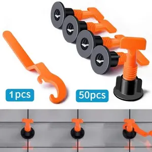 YS 1.5MM Cheap Price Reusable Tile Accessories Clips For Flooring Tile Spacers Special Wrench Spin Leveling System