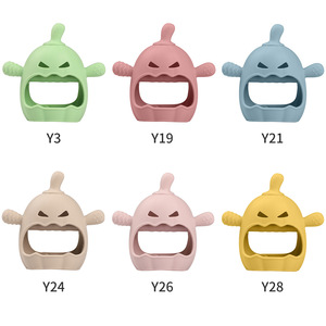 Giocattoli da Dentizione per Neonati in Silicone Alimentare a Forma di Piccolo Mostro, Senza BPA - Product Image 6