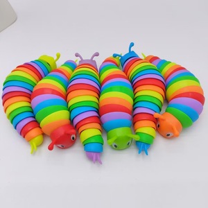 Hot Selling Slug Stress Relief <b>Toy</b>, Colorful Mini Caterpillar, Educational Vent Fidget <b>Toy</b> for Kids - Product Image 4