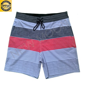 Pantalones Cortos Deportivos Personalizados con Protección Solar UPF50+ para Hombre, Pantalones Cortos de Baño con Cordón Ajustable de Secado Rápido para Primavera/Verano - Product Image 1
