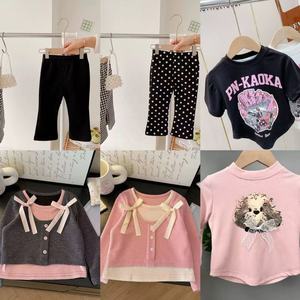 Envío rápido Conjunto de ropa para niño <span class=keywords><strong>niña</strong></span> Boutique Ropa para niños Conjunto de dos piezas para el verano - Product Image 2