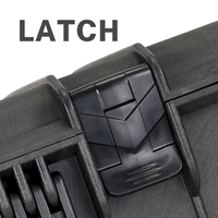 Étui de protection rigide portable IP67 pour le tir tactique, étui de rangement pour équipement de chasse en plastique rigide