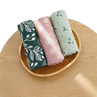 Couverture en mousseline de bambou/coton à 2 couches Happyflute, impression numérique personnalisable, pour nourrissons et nouveau-nés, emmailloteuse douce pour bébé, literie douce