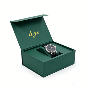 Boîte à montre personnalisée, boîte cadeau pour bijoux haut de gamme, marque de vente au détail, avec fermeture magnétique, <span class=keywords><strong>construction</strong></span> en carton rigide - Product Image 2