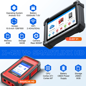 Herramienta de Diagnóstico Profesional para Camiones de Servicio Pesado X431 V+ SmartLink C HD con Pantalla de 10.0 Pulgadas, 4GB de RAM, Android 12V-24V, OBD2, Sistema Completo - Product Image 5