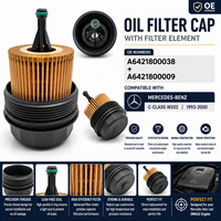 Tapa de Filtro de Aceite Inteligente con Papel de Filtro para Mercedes-Benz W202 93-00 OE A6421800038+ A6421800009