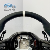 Volant 9040 pour BMW G20 G30 Série G, entièrement en daim, logo blanc, surpiqûres blanches, sans perforation, sport personnalisé