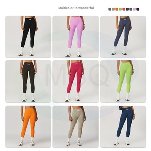 Impact Leggings Pantalons de <span class=keywords><strong>yoga</strong></span> sans couture Entraînement Compression Contrôle du ventre Gym Fitness Collants de levage des fesses Leggings pour femmes - Product Image 3