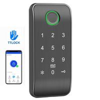 Cerradura Digital Inteligente para Armario con Huella Dactilar TTLOCK, Precio de Fábrica, con APP, BLE, Tarjeta Electrónica y Contraseña, para Gimnasio y Hogar