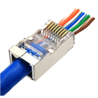 Connecteur RJ45 8P8C FTP Cat5e/Cat6/Cat7/Cat8 Prise réseau RJ45