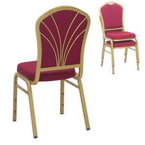 <span class=keywords><strong>Chaise</strong></span> de banquet <span class=keywords><strong>Louis</strong></span> moderne, ovale, rembourrée, empilable, en métal, bleu marine, pour restaurant de luxe, hôtel, salle de réception, mariage - Product Image 6