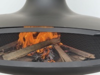 Cheminée d'angle décorative extérieure pour hôtel, style moderne personnalisé, en acier au carbone, résistante à la chaleur, peinture noire, pour brûler du bois