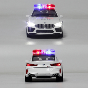 Hợp Kim 1:32 Quy Mô M8 Cảnh Sát Die-Cast Mô Hình Đồ Chơi Độ Chính Xác Cao Kéo Trở Lại Cửa Ra Vào Mở Tinh Tế Xe Cho Trẻ Em Quà Tặng Hiển Thị - Product Image 2