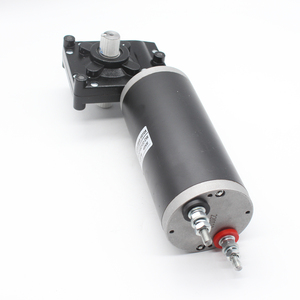 직경 73mm 12V 24V 48V 하이 토크 메탈 기어 Dc 웜 기어 모터 - Product Image 4