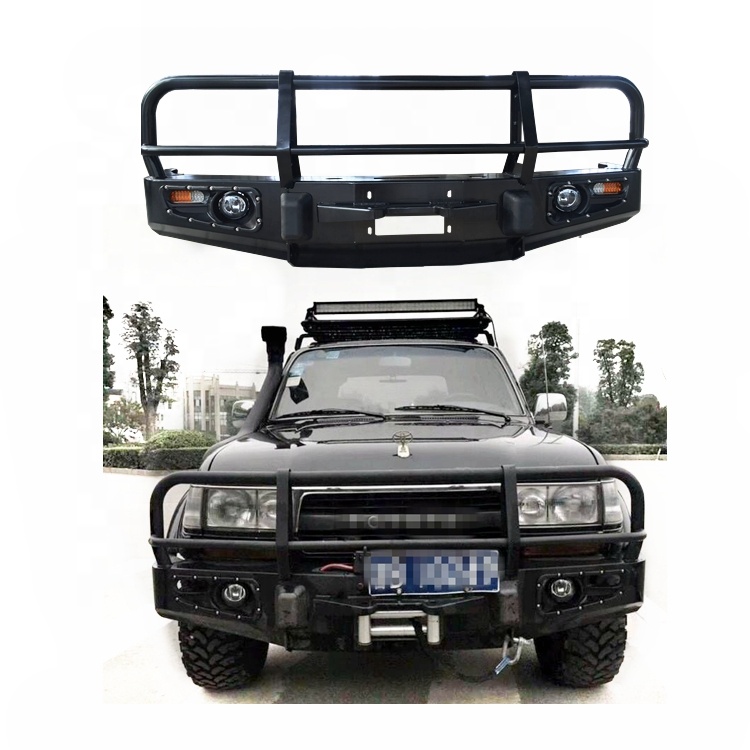 Heavy Duty Winch Front Bumper For Land Cruiser 80 Series 1992 1997