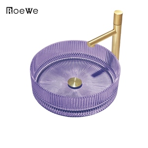 Lavabo de baño de forma redonda Instalación fácil Materiales de hierba China Factory Villa Baño - Product Image 3