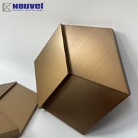 Panneau de décoration 3d pour intérieur d'hôtel, revêtement métallique, panneau en acier inoxydable pour murs