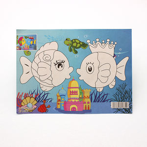 Diy beso <span class=keywords><strong>peces</strong></span> hecho a mano diamante pegatina cristal redondo diamante pintura dibujos animados rompecabezas niño colores imagen libro juguete <span class=keywords><strong>para</strong></span> regalo - Product Image 3