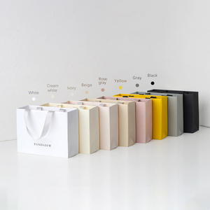 Tùy Chỉnh In Quần Áo Sang Trọng Bao Bì Bán Lẻ Quà Tặng Bền Nâu Tái Sử Dụng Mua Sắm Đồ Trang Sức Túi Giấy Với Xử Lý Cho Doanh Nghiệp - Product Image 5