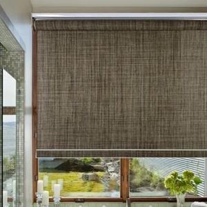 Gỗ trông giống như rèm cửa và rèm cuốn Rèm cho Windows vải cho con lăn mù - Product Image 1