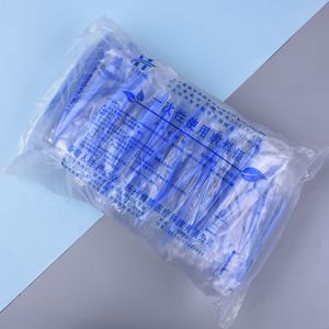 Pinzas Desechables para Aplicación de Apósitos, Azules, 12.5 cm, Envueltas Individualmente, Estériles, de Grado Médico, Pinzas de Plástico para Cuidado de Heridas - Product Image 2