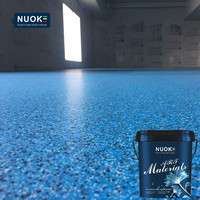 Revêtement de sol autolissant en terrazzo liquide, marbre, époxy, sable coloré, haute dureté, facile à appliquer, remplace les carreaux de céramique