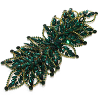 JHD220 Coiffe de mariée artisanale en strass, nouveau style, ornée de fleurs en perles de cristal, pour mariage