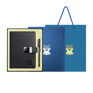 Smart AI Drawing Notebook Gift Set Brand Intelligent Digital Pen Fingerprint <strong>Lock</strong> Loose Leaf <strong>Diary</strong> with Power Bank Usb Drive - Product Image 1