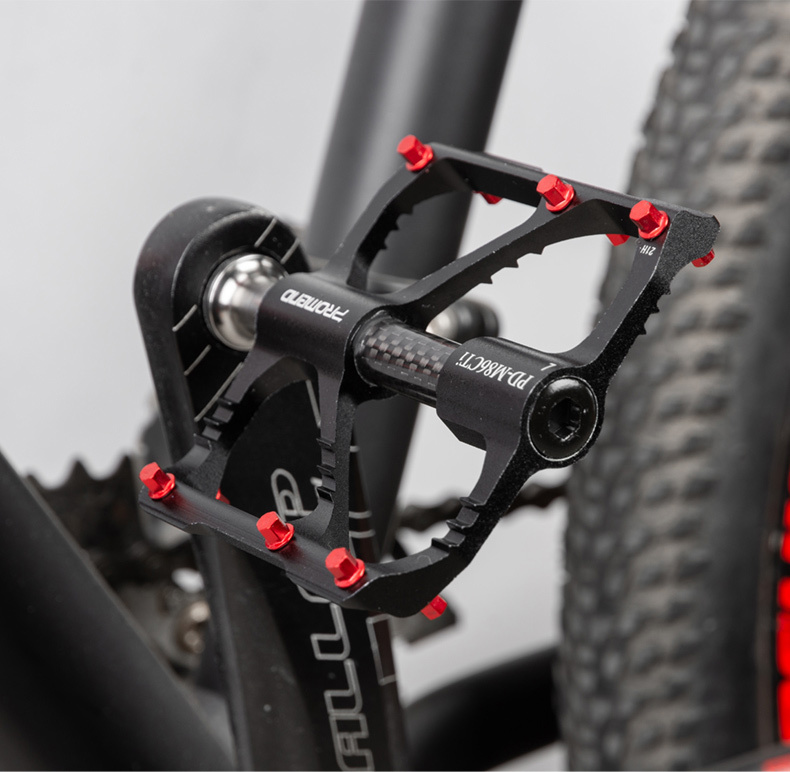PROMEND Pedali MTB Ultraleggeri 3 Cuscinetti Pedale Bici da