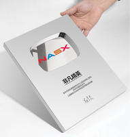 Trophée personnalisé, médaille, plaque – Le cadeau le plus cool avec bouton de lecture – Plaque argentée et dorée – Récompenses YouTube – Vente en gros