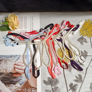 Tanga sexy de mujer más vendida con entrepierna abierta, cadenas de cuentas, tiro bajo, lencería de nailon teñido liso con perlas y bolas. - Product Image 6