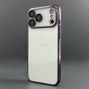 Coque de protection pour appareil photo, coque de téléphone transparente, fabrication de coque de téléphone personnalisée, coque de téléphone transparente pour iPhone 17 16 15 <span class=keywords><strong>Pro</strong></span> Max - Product Image 1