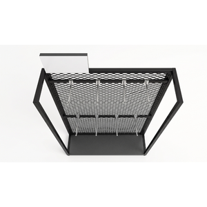 Expositor de Acero Laminado en Frío, Negro/Blanco, Moderno, Metálico, OEM, Estante de Moda W1, Independiente, 4 Niveles, para Supermercado, Tienda Minorista - Product Image 6