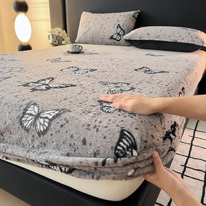 High Quality Rabbit <strong>Fleece</strong> Bedspreads <strong>king</strong> <strong>Size</strong> <strong>Fitted</strong> <strong>Sheets</strong> for Beds - Product Image 4