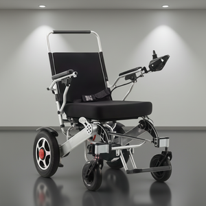 <span class=keywords><strong>Silla</strong></span> <span class=keywords><strong>de</strong></span> <span class=keywords><strong>Ruedas</strong></span> Eléctrica Plegable Inteligente, Portátil y Ligera, con Control Remoto y Motor Potente - Product Image 1