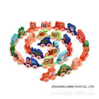 2025 nouvelle version enfants 26 lettres Puzzle jouet petit Train blocs de construction jouet ludique transfrontalier
