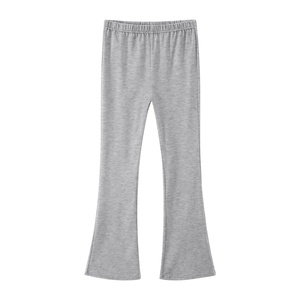 <span class=keywords><strong>Leggings</strong></span> a Zampa per Bambine, 100% Cotone, Vita Alta Elasticizzata, Pantaloni Larghi Casual a Gamba Larga per Bambine di 7 Anni, Rosso - Product Image 5