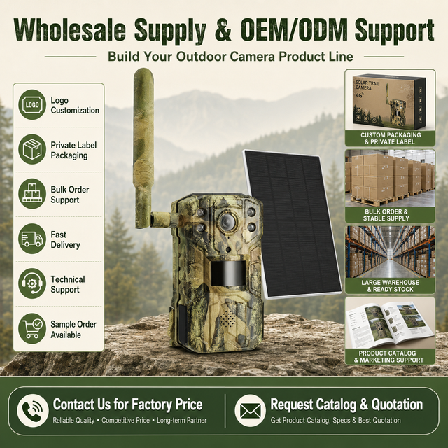 4G 14MP Solar Outdoor HD Waterproof Motion Detection Camera Outdoor Solar Power Wireless Hunting Camera
