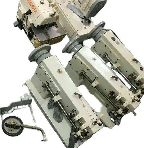 Kullanılan tipik 0302 0303 yürüyüş ayak tek iğne dikiş makinesi ağır üst alt besleme deri kalın dikiş makinesi