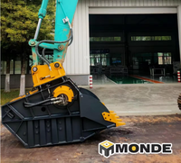 Broyeur à mâchoires mobile portable, attache pour excavatrice, broyeur pour recyclage sur site, pour projets de construction routière