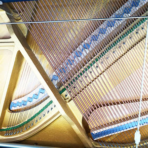 일본 직수입 야마하 U1H 연주용 중고 업라이트 피아노 블랙 - Product Image 4