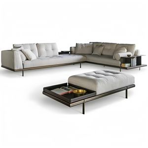 Set Sofa Mewah Ruang Tamu Villa Furnitur Sofa Ruang Tamu - Product Image 1