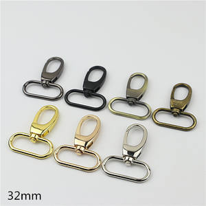 <span class=keywords><strong>Boucle</strong></span> rotative en laiton personnalisée OEM, mousqueton en métal pivotant pour sacs, accessoires spéciaux - Product Image 2