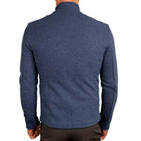 FOLGARIA grande taille polaire à capuche homme hiver automne col montant fermeture à glissière polyester tricoté tissu broderie imprimer