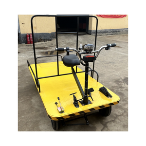 Carro de Transporte de Cuatro Ruedas de 1000 kg / Carretilla / Camión Eléctrico de Plataforma Plana para Transporte de Corta Distancia - Product Image 4