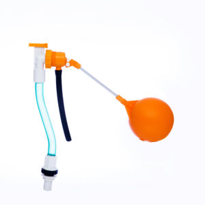 Kit de valve de <span class=keywords><strong>toilette</strong></span> de salle de bain à économie d'eau au design moderne avec vanne d'entrée en plastique et mécanisme de réservoir de chasse pour toilettes - Product Image 1
